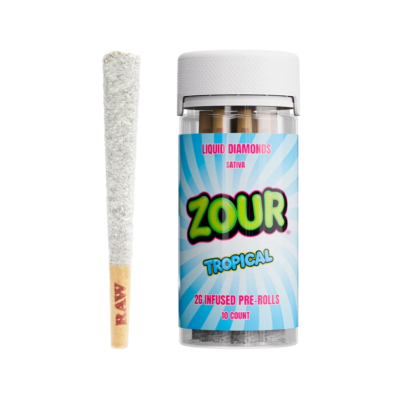 10CT TROPICAL COATED PRE-ROLLS