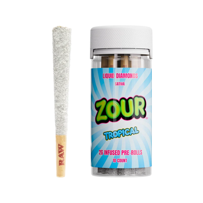 10CT TROPICAL COATED PRE-ROLLS
