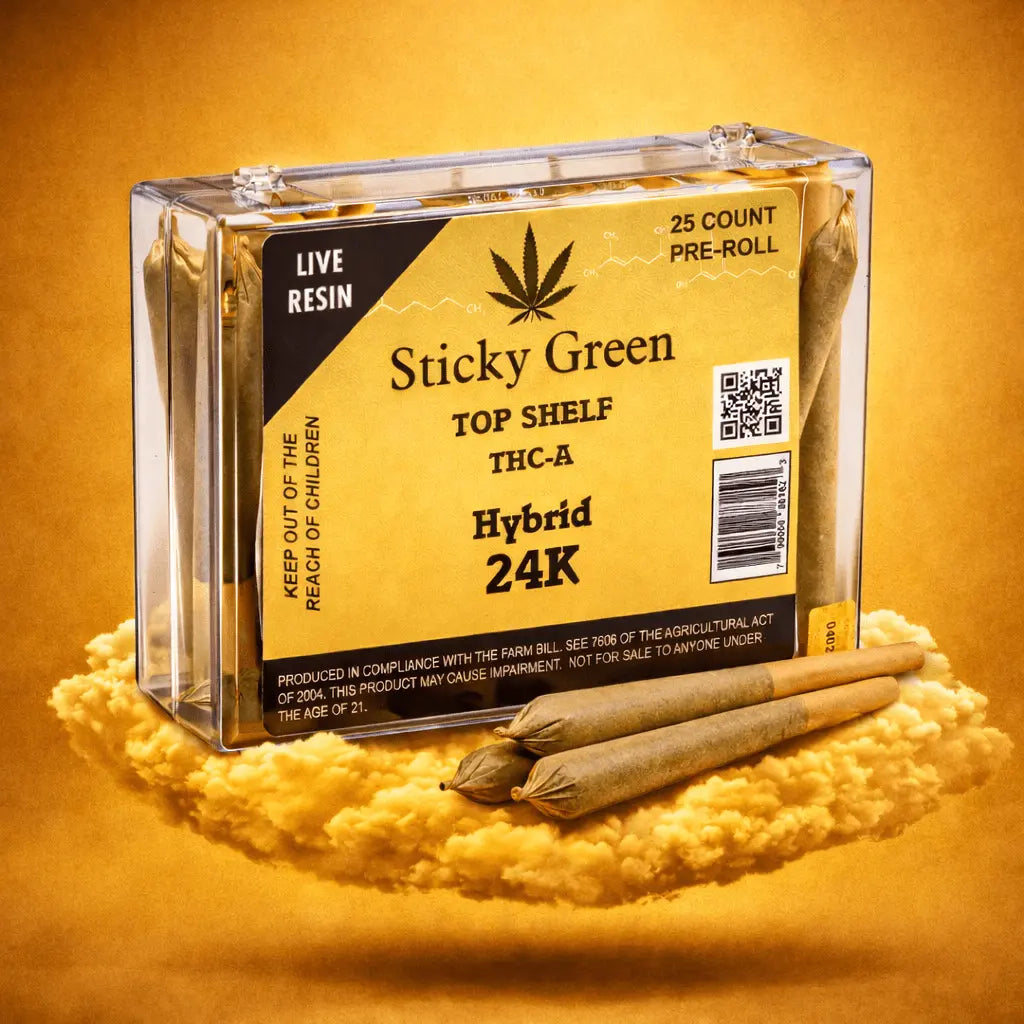 24K Hybrid Infused Top Shelf Pre Rolls (Hybrid) - Smoke empire