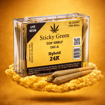 24K Hybrid Infused Top Shelf Pre Rolls (Hybrid) - Smoke empire