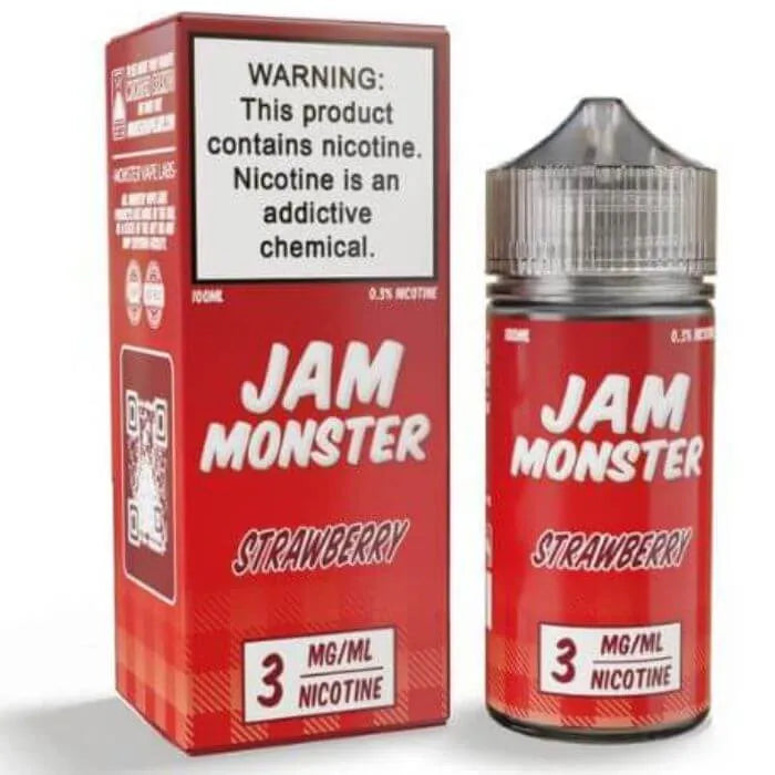 Strawberry E-Liquid by Jam Monster Monster Vape Labs