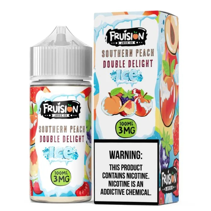 Southern Peach Double Delight Ice E-Liquid by Fruision Fruision Juice Co