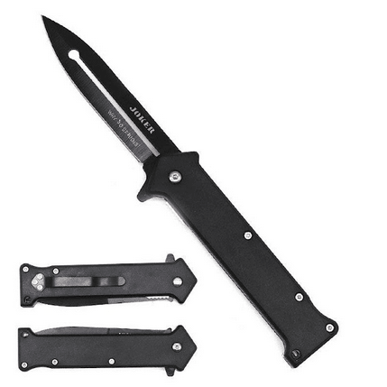 4.5' Precision Assist-Opening Knife W/ Black Print Handle - Smoke empire