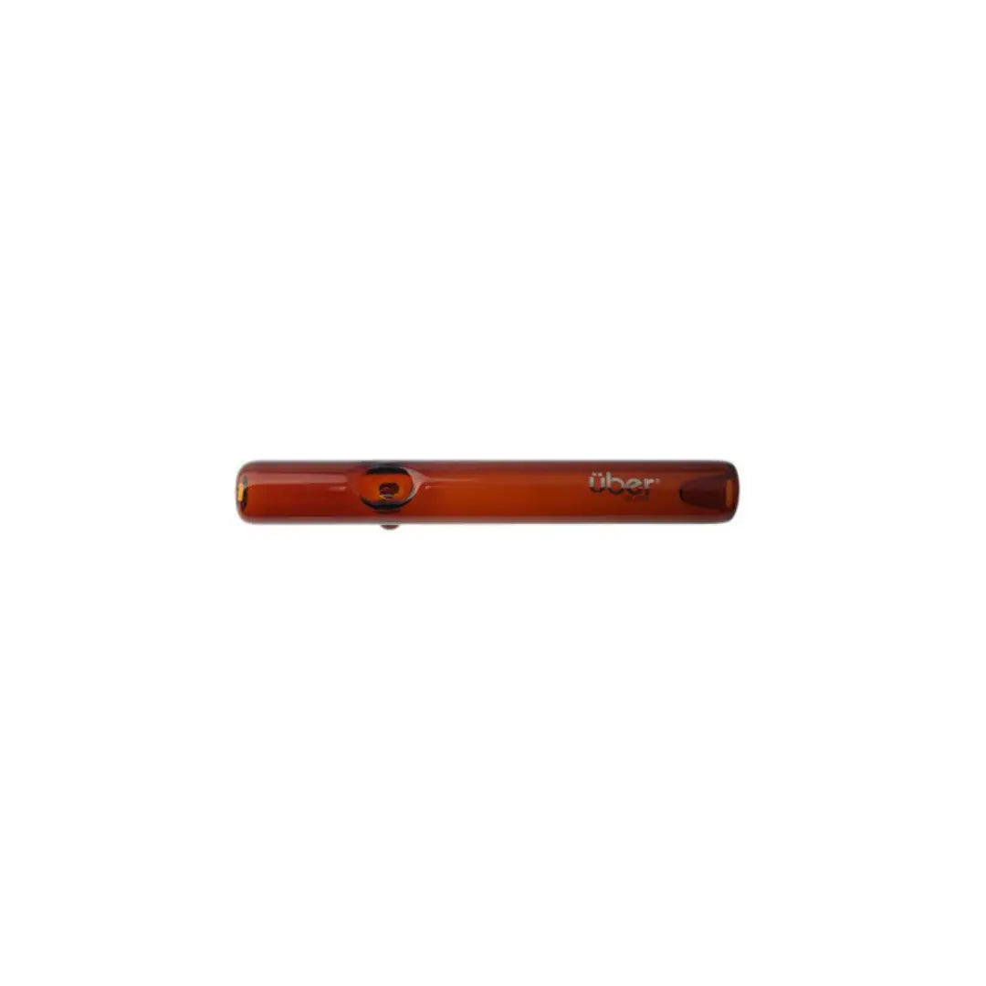 Uber Glass 7" x 1" Steamroller w/ Stand - Smoke empire