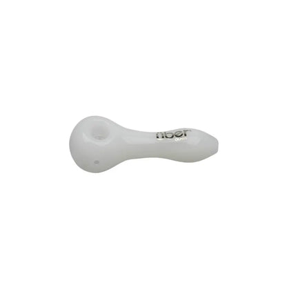Uber Glass 4" Spoon w/ Built-In Screen - Solid Color - Smoke empire