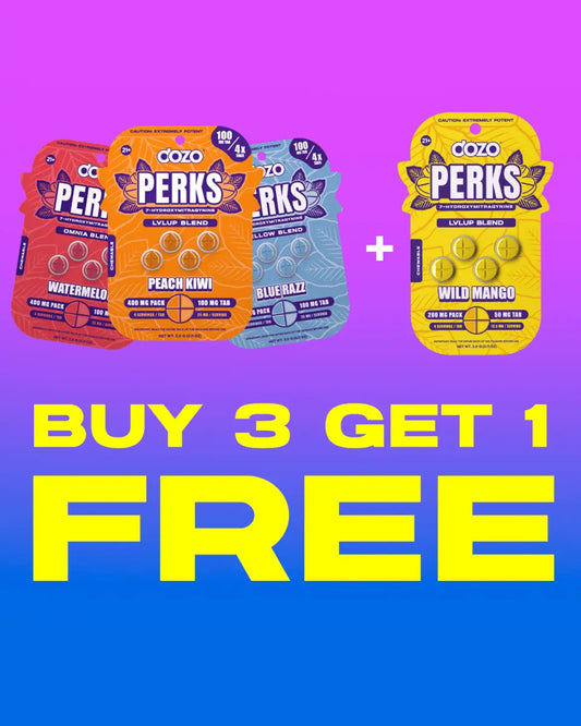 4ct 100mg Dozo PERKS 7-HYDROXYMITRAGYNINE | 400 mg per PACK - Smoke empire
