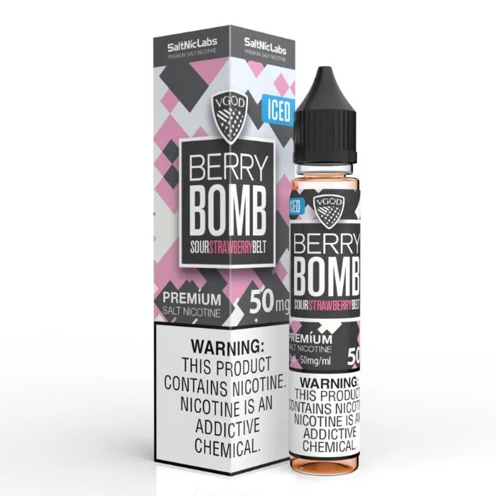 Iced Berry Bomb Nicotine Salt by VGOD VGOD