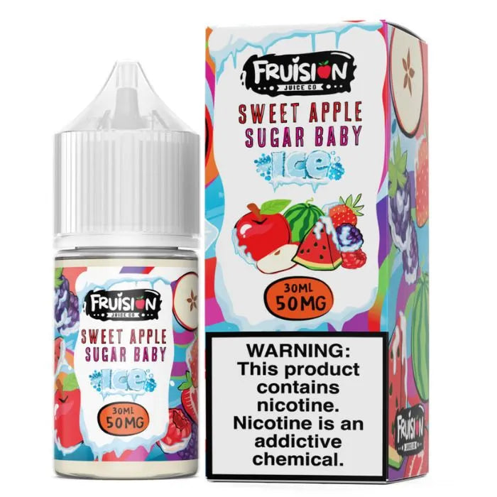 Sweet Apple Sugar Baby Ice Nicotine Salt by Fruision Fruision Juice Co