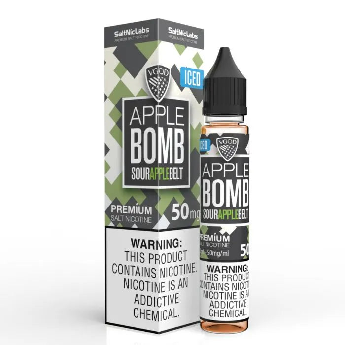 Iced Apple Bomb Nicotine Salt by VGOD VGOD