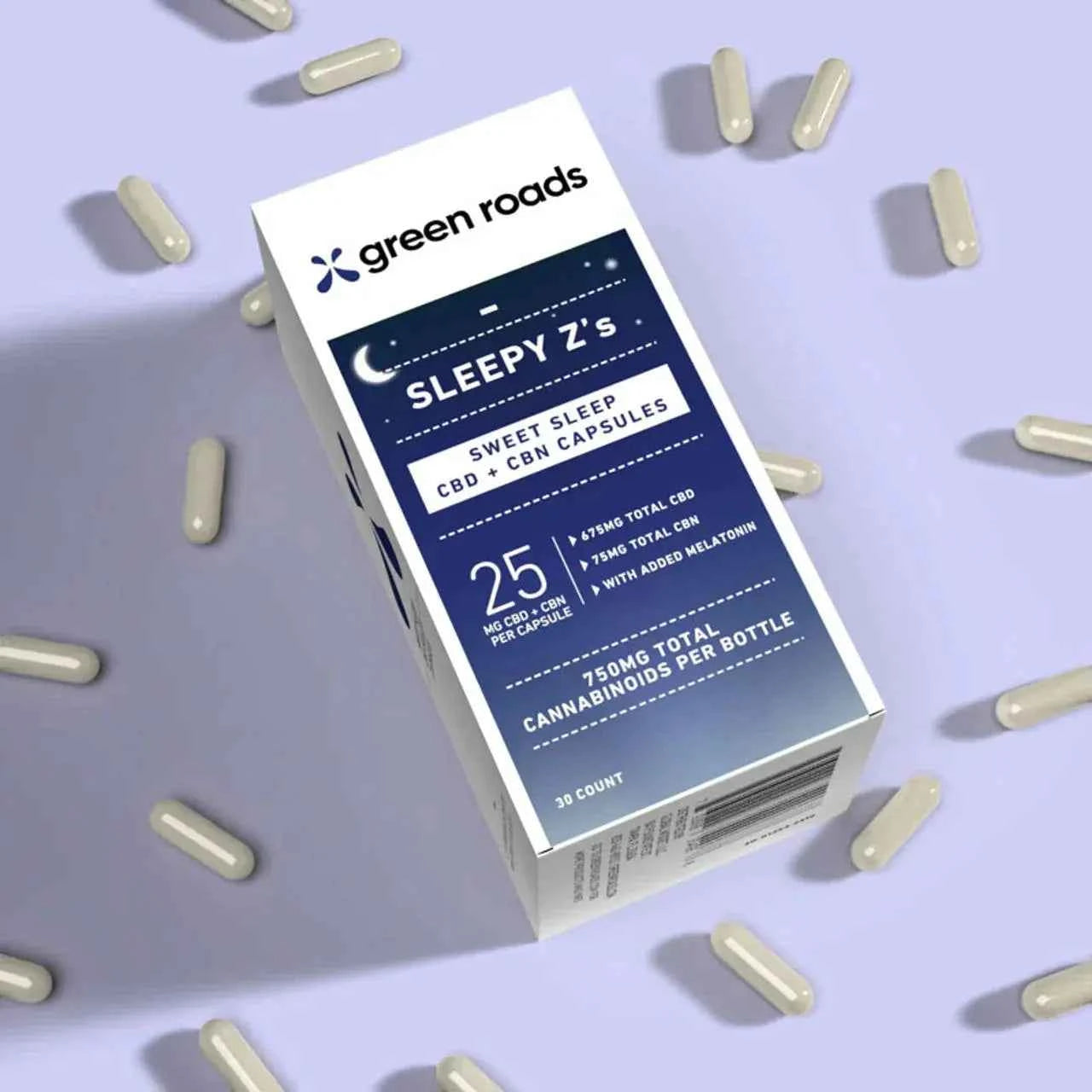 Green Roads - Sweet Sleep CBD Capsules - 750mg