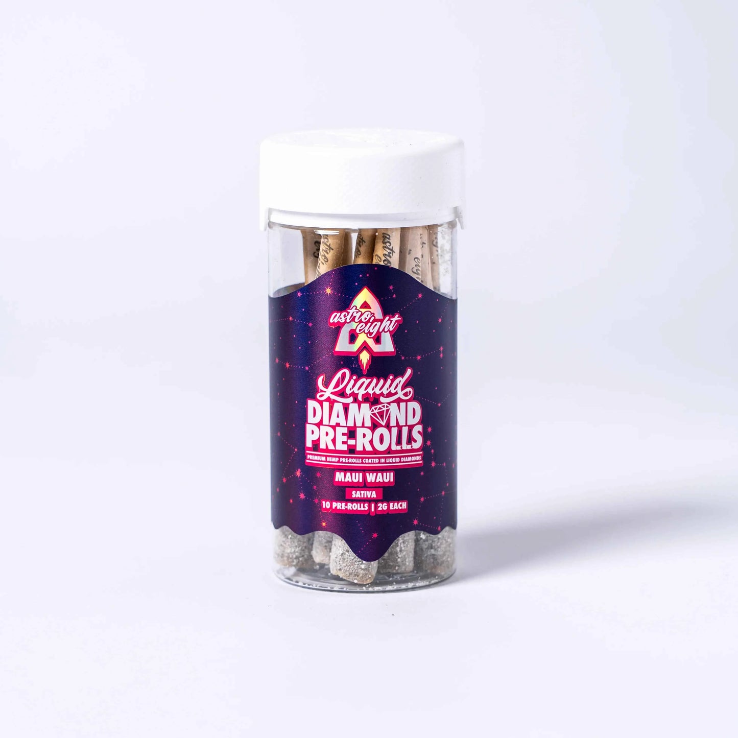 ASTRO EIGHT LIQUID DIAMOND PREROLLS 2G - 10 Count Pack - Smoke empire