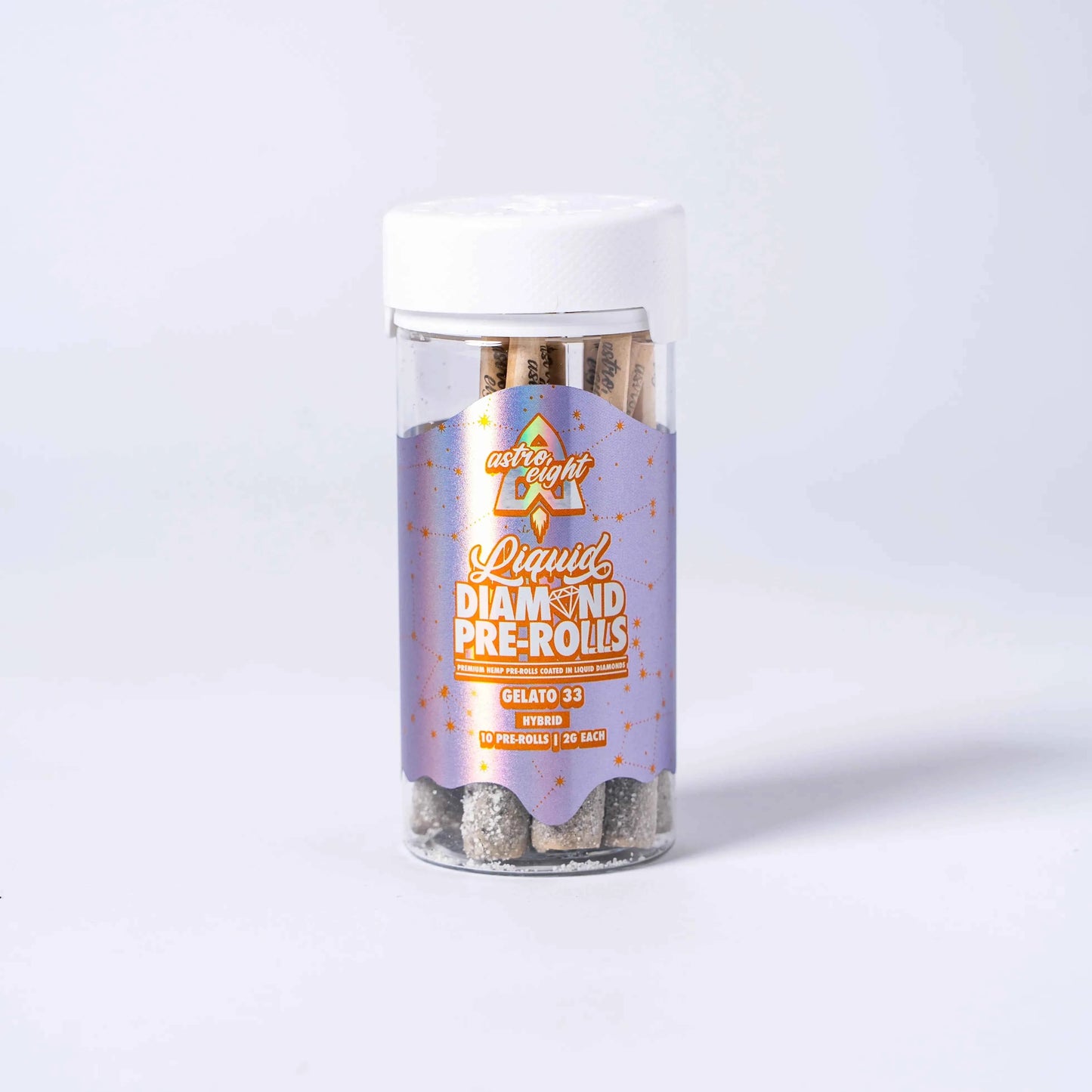 ASTRO EIGHT LIQUID DIAMOND PREROLLS 2G - 10 Count Pack - Smoke empire
