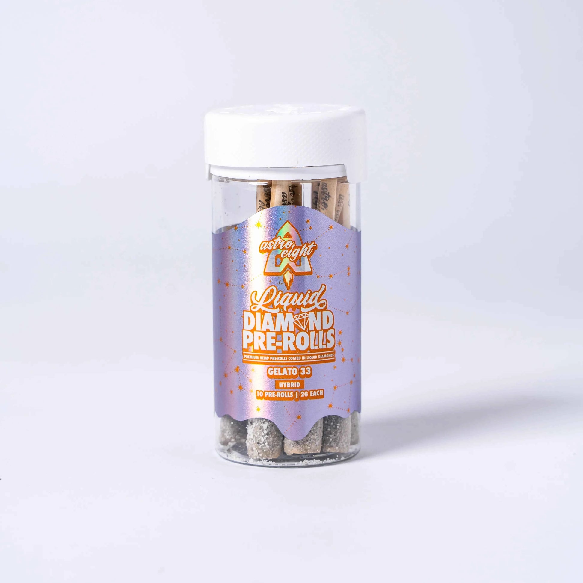ASTRO EIGHT LIQUID DIAMOND PREROLLS 2G - 10 Count Pack - Smoke empire