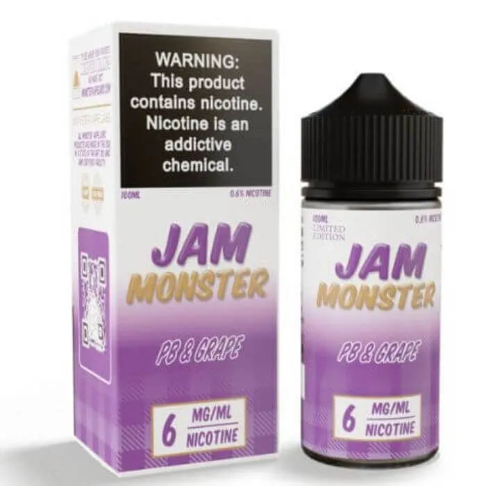 PB & Jam Monster Grape E-Liquid by Jam Monster Monster Vape Labs