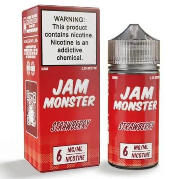 Strawberry E-Liquid by Jam Monster Monster Vape Labs