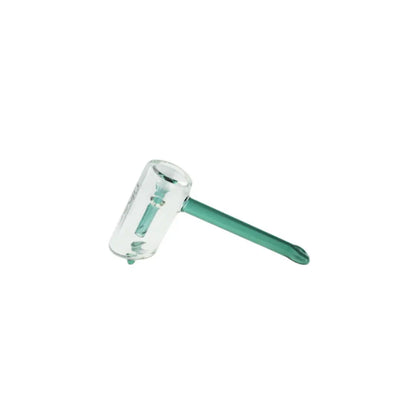 Uber Glass 6" Hammer Bubbler w/ Flat Mouthpiece - Smoke empire