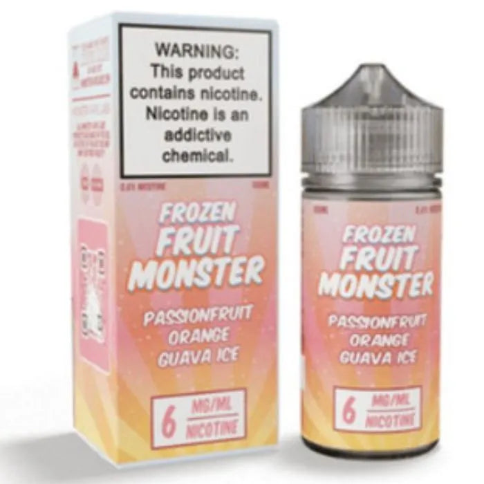 Passionfruit Orange Guava Ice E-Liquid by Frozen Fruit Monster Monster Vape Labs