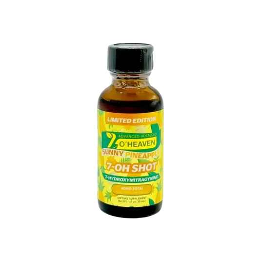 7 O'Heaven 7-Hydroxymitragynine Shot Sunny Pineapple 50mg - Smoke empire