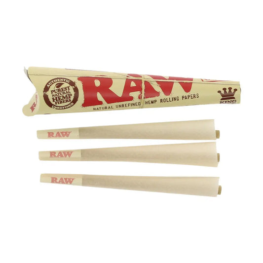 Raw Organic Cones 3/pk - K/S - Smoke empire