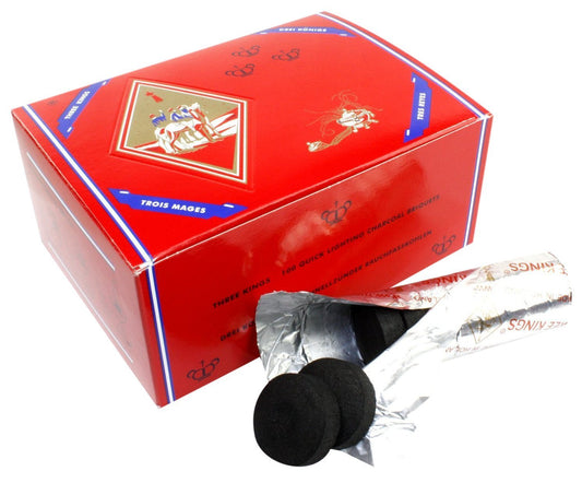3 Kings - 33mm Small Insta Light Coals - Smoke empire