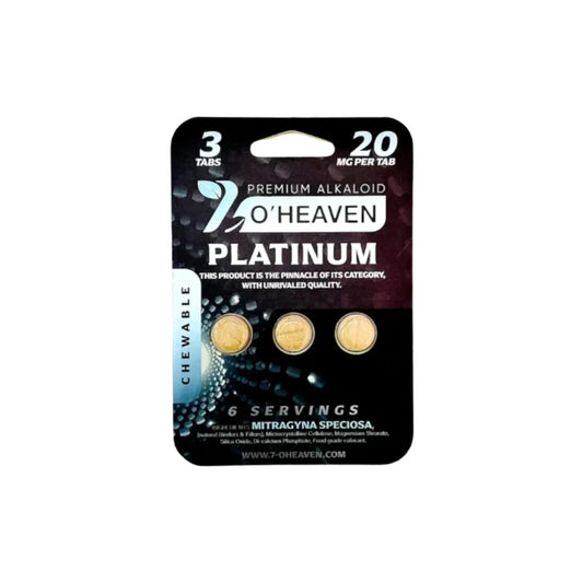 7 O'Heaven Platinum Kratom 7-OH Extract Tablets - Smoke empire