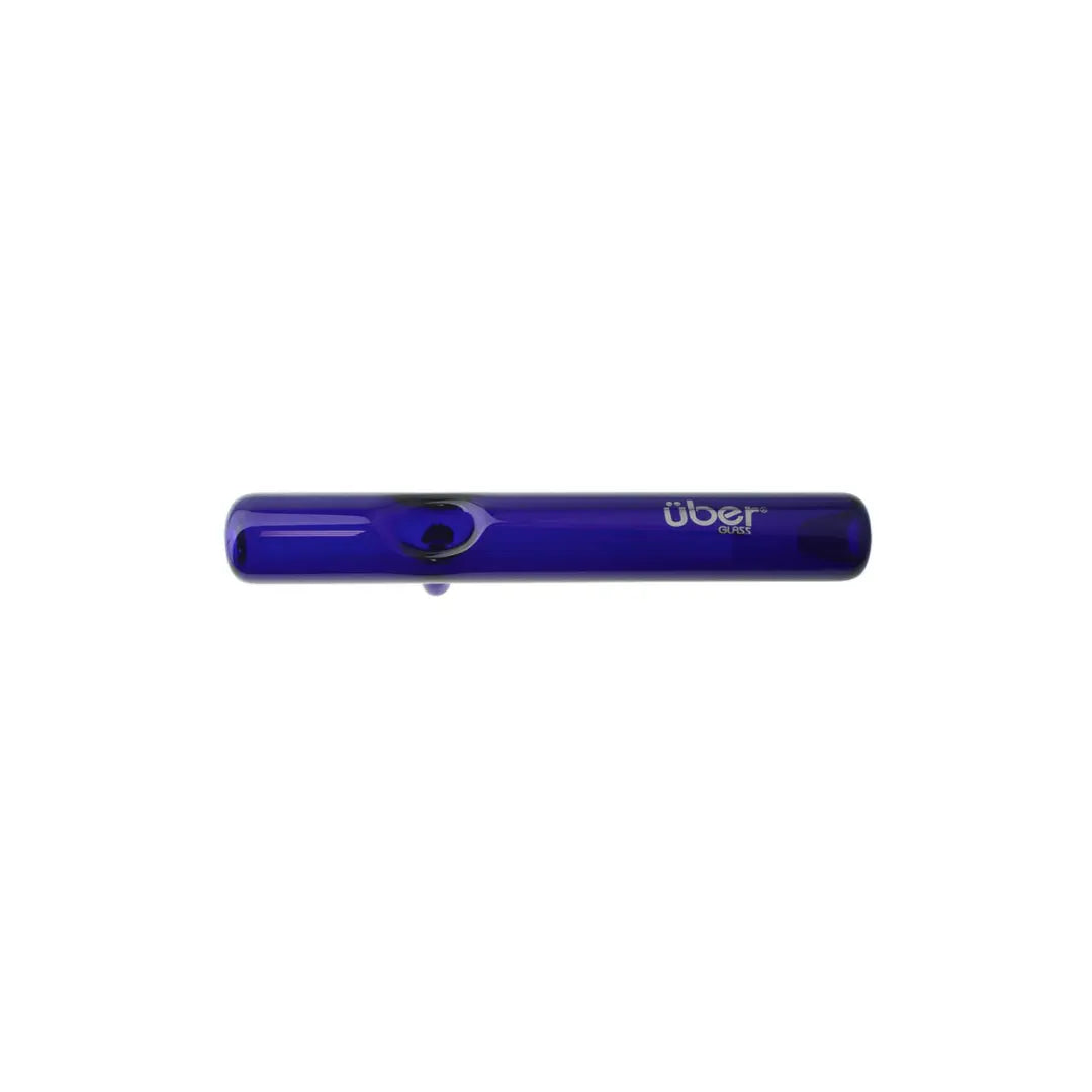 Uber Glass 7" x 1" Steamroller w/ Stand - Smoke empire