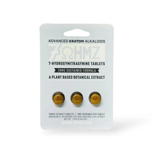 7OHMZ 7-hydroxymitragynine Sustained Formula Tablets (28mg Each) - Smoke empire