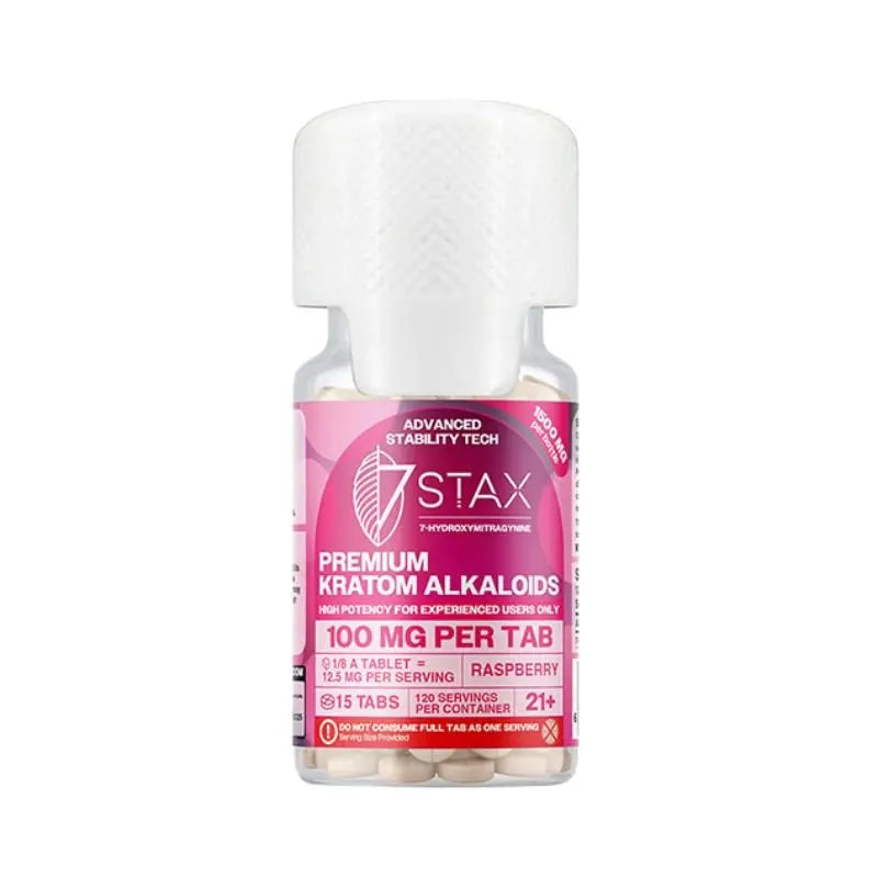 7STAX 7-HYDROXYMITRAGYNINE TABLETS 15CT 100MG PER TABLET - Smoke empire