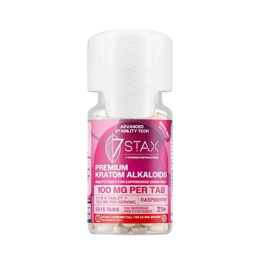 7STAX 7-HYDROXYMITRAGYNINE TABLETS 15CT 100MG PER TABLET - Smoke empire