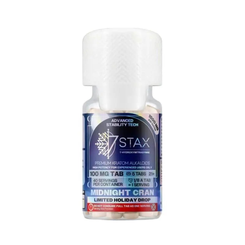 7STAX 7-HYDROXYMITRAGYNINE TABLETS 15CT 100MG PER TABLET - Smoke empire