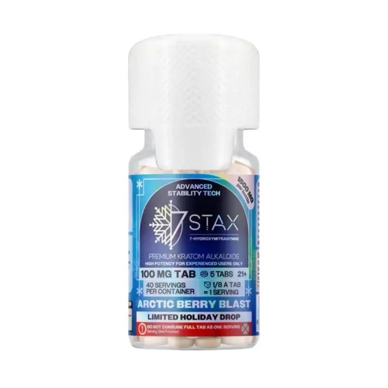 7STAX 7-HYDROXYMITRAGYNINE TABLETS 15CT 100MG PER TABLET - Smoke empire