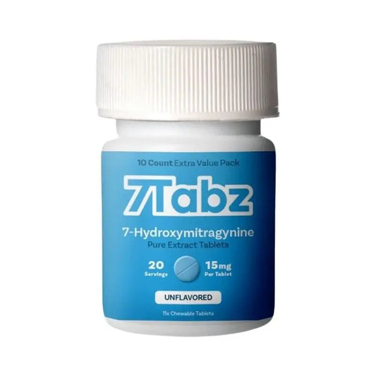 7Tabz 7-Hydroxymitragynine Chewable Tablets 10ct 15mg Per Tablet - Unflavored - Smoke empire