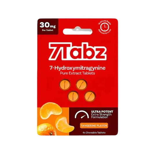 7Tabz 7-Hydroxymitragynine Extra Strength Chewable Tablets 4CT 30mg per Tablet - Smoke empire