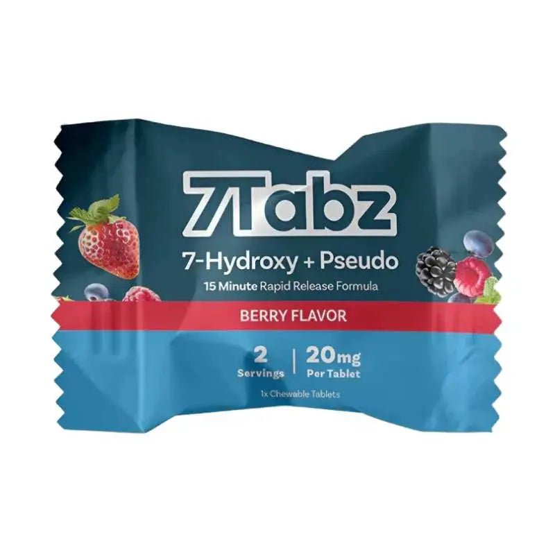 7Tabz 7-Hydroxymitragynine + Pseudoindoxyl 20mg Tablet - 1CT - Smoke empire