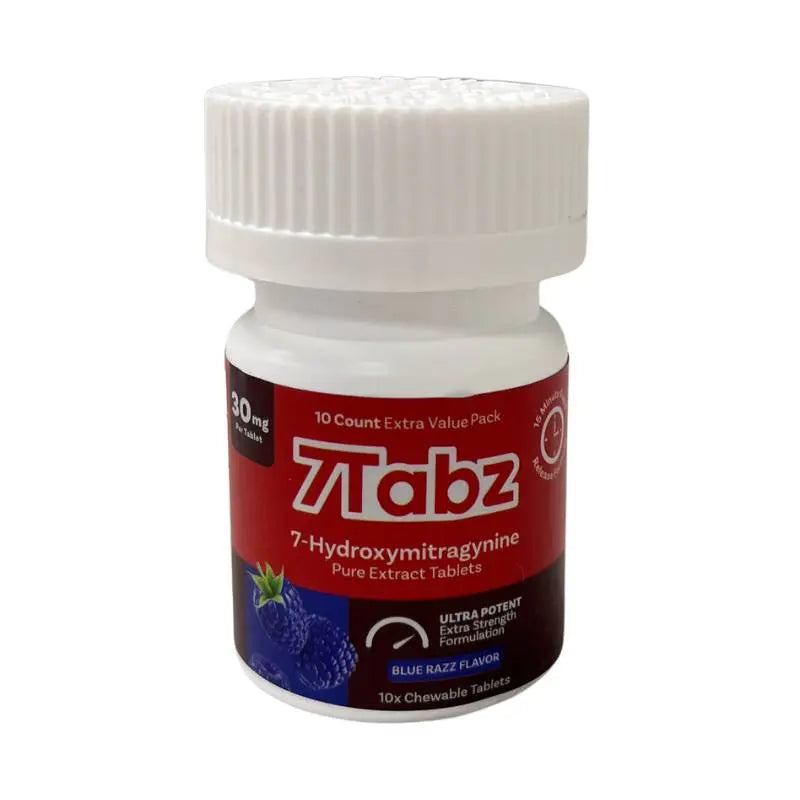 7TABZ 7-HYDROXYMITRAGYNINE PURE EXTRACT TABLETS 10CT 30MG PER TABLET - Smoke empire