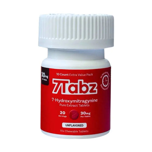 7TABZ 7-HYDROXYMITRAGYNINE PURE EXTRACT TABLETS 10CT 30MG PER TABLET - Smoke empire