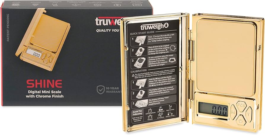 Truweigh Shine-Gold : 100g X 0.01g - Smoke empire