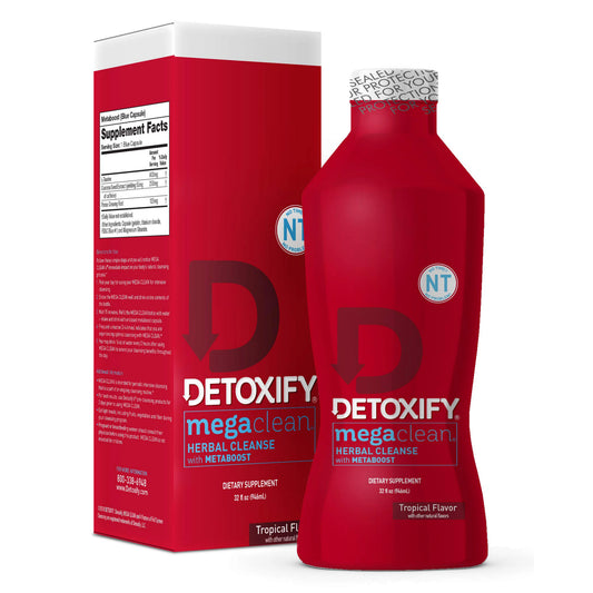 Detoxify Mega Clean NT-32oz-W/Metaboost Tropical Flavor Default Title