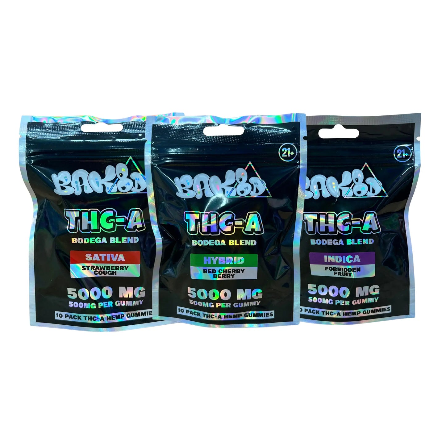 Bak8d THCA Gummies 5000mg 10pk - Smoke empire