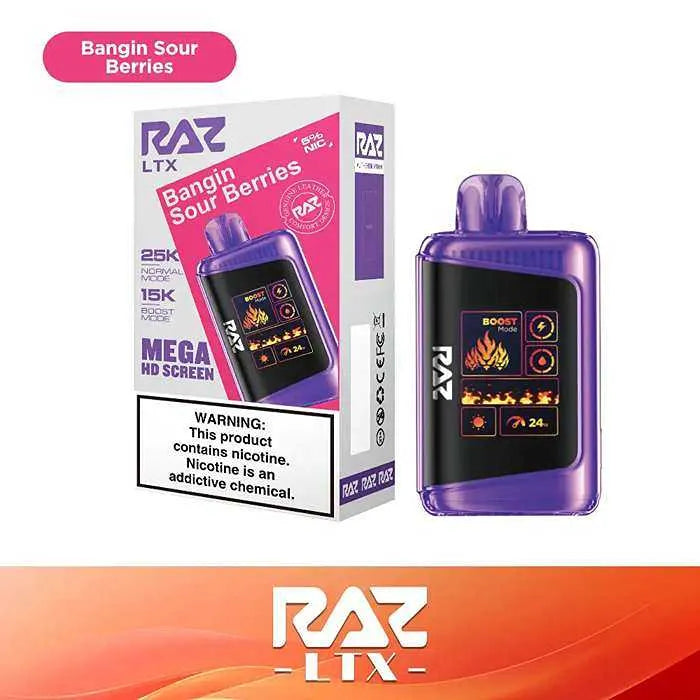 Bangin Sour Berries Raz DC25000 Flavor