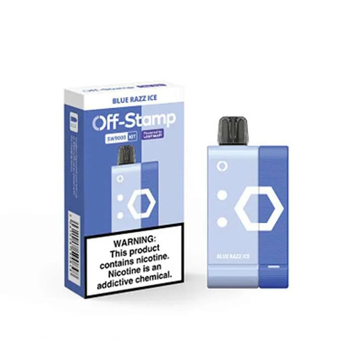 Blue Razz Ice Off-Stamp SW9000 Vape