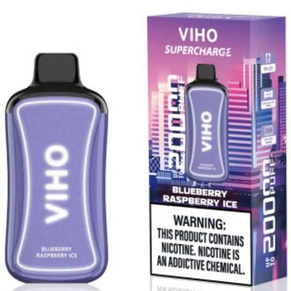 Blueberry-Rasp-Ice-VIHO-Supercharge-20k-Flavor