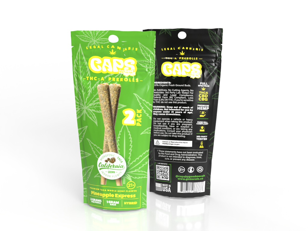 CAPS THC-A Prerolls | 2G - Smoke empire