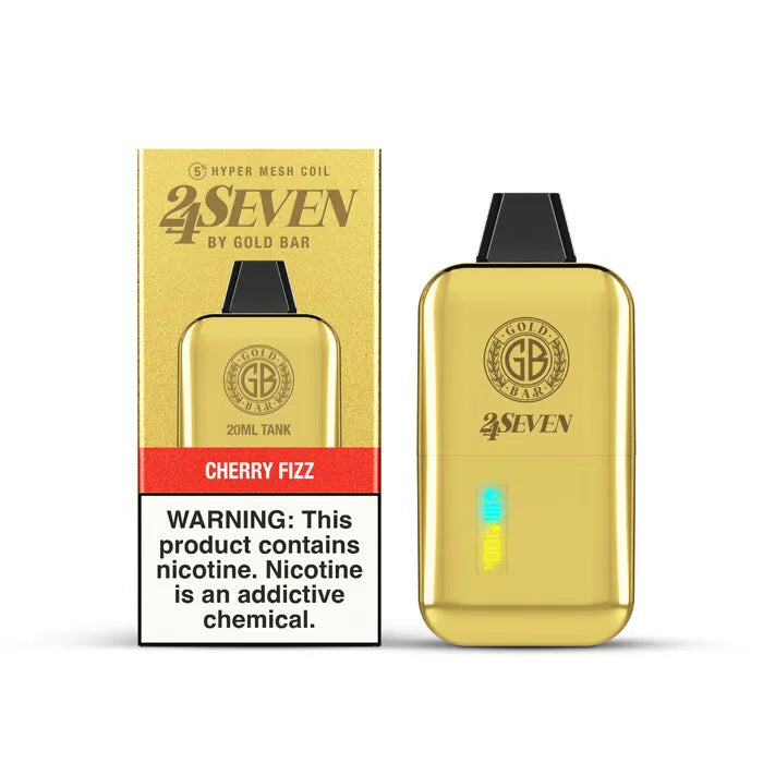 Gold Bar 24Seven 24000 Puff Vape Gold Bar
