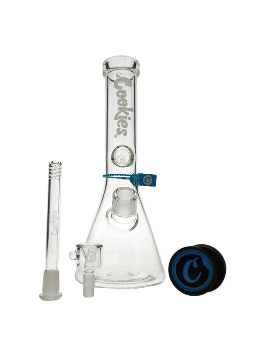 Cookies 13'' Original Beaker Waterpipe - White Logo - Smoke empire