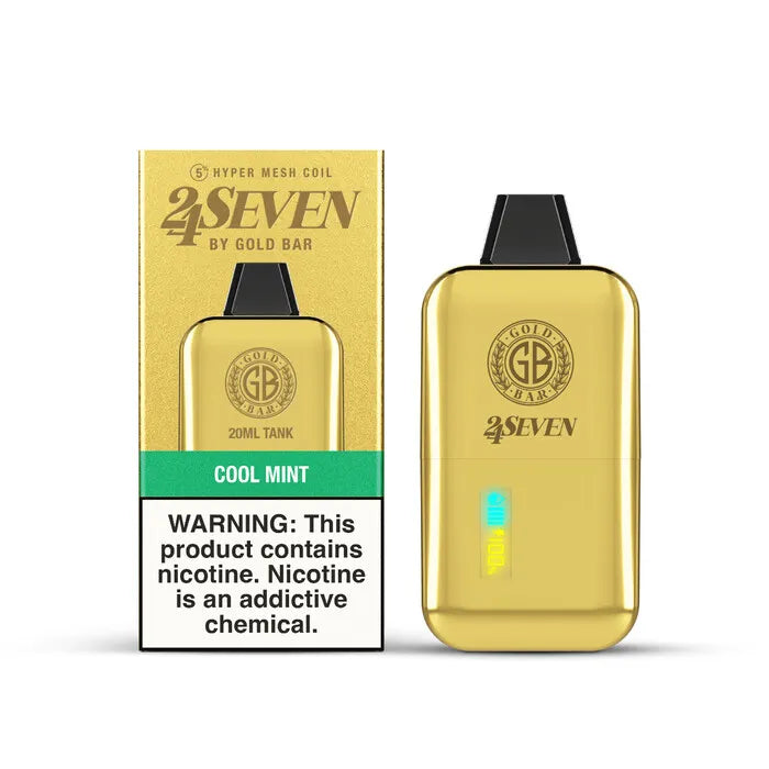 Gold Bar 24Seven 24000 Puff Vape Gold Bar