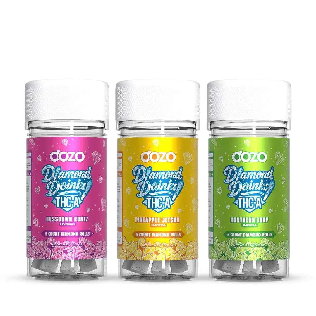 Dozo Diamond Doinks THCA Prerolls 5ct | Buy Online