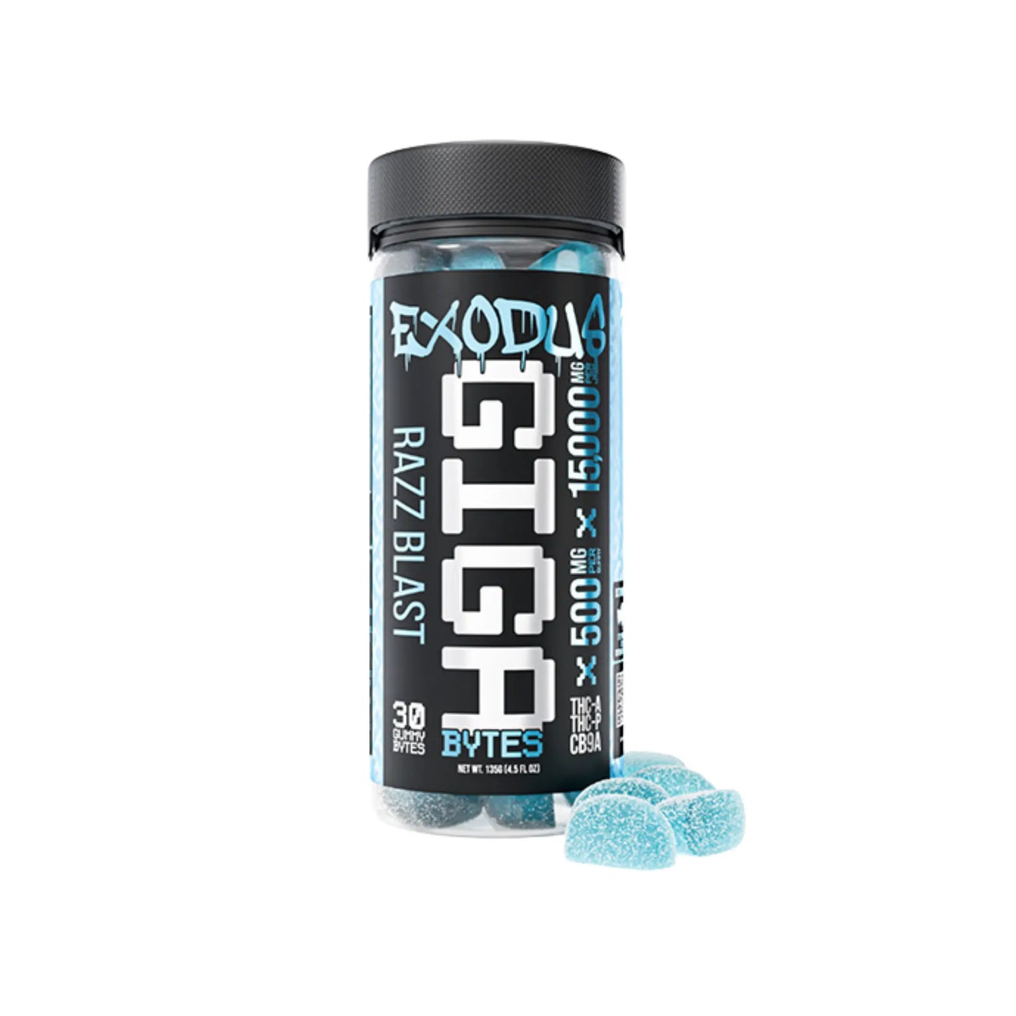 Exodus Gigabytes Gummies 15000mg 30ct - Smoke empire