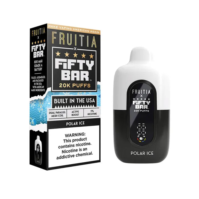 Fruitia x Fifty Bar 20k Puff Vape Fifty Bar