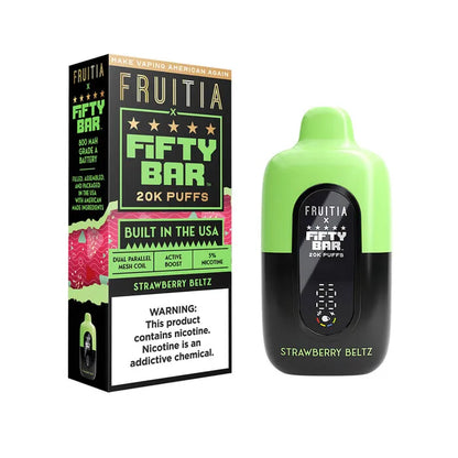 Fruitia x Fifty Bar 20k Puff Vape Fifty Bar